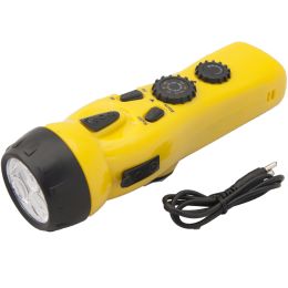 Dynamo Radio Flashlight - No Batteries Needed