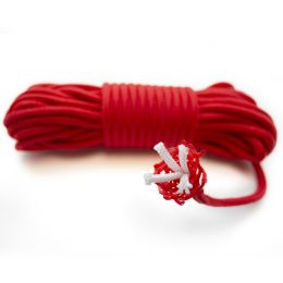 9mm x 50' Nylon Braided Rope (Colors: Red)