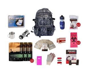 Food Storage Survival Kit (Food Storage Survival Kit: Camouflage Multi-Pocket Hikers Backpack)