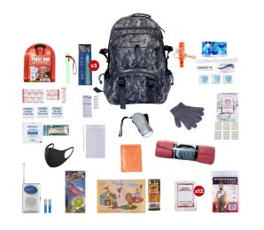 Survival Kit for Children (72+ Hours) (Survival Kits for Children: Camouflage Multi-Pocket Hikers Backpack)